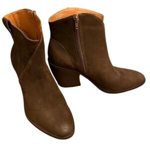 LUCKY BRAND Loxona Brown Leather Boot - 9